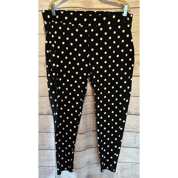 NWOT Torrid Premium Leggings Cropped Polka Dot in 3XL - Picture 6 of 9